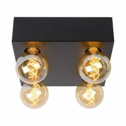 Meilleure vente ❤️ Lampea Plafonnier industriel 4 lampes Urus 👍 -Atmosphera Soldes 3701171271400 3