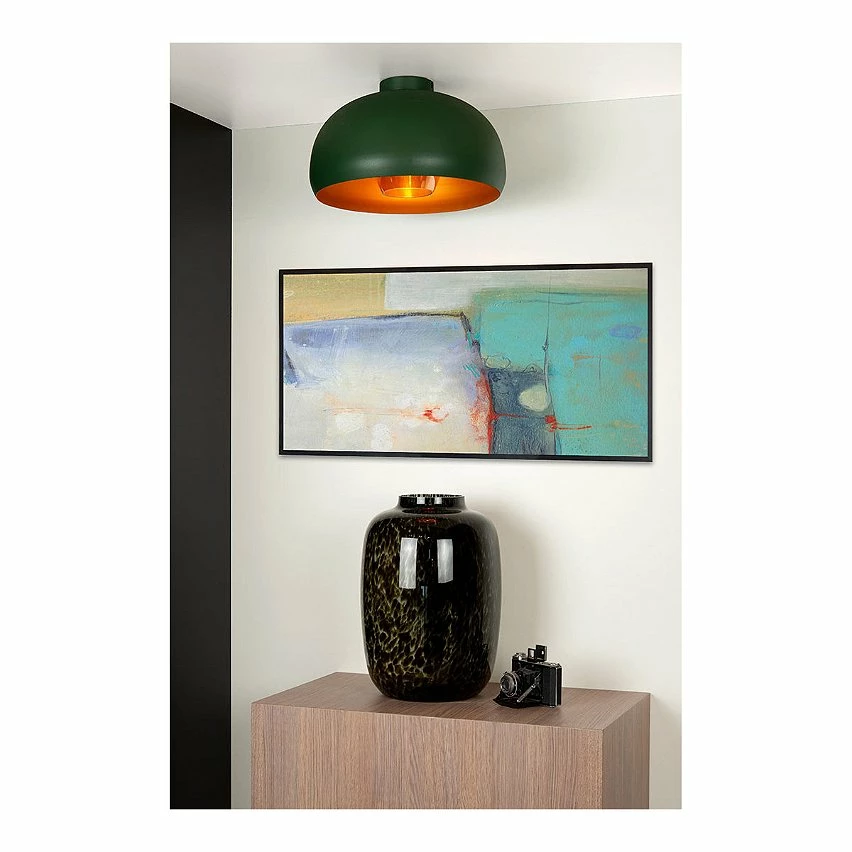 Budget ✨ Lampea Plafonnier rond rétro Ø 38 cm Shayara ⭐ 3 Budget ✨ Lampea Plafonnier rond rétro Ø 38 cm Shayara ⭐