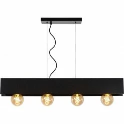 Promo ❤️ Lampea Suspension industrielle 4 lampes Urus 😍