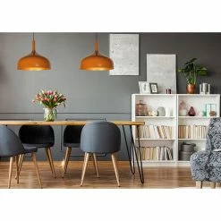 Meilleur prix 😀 Lampea Suspension rétro Ø 50 cm Rozalla 🔥 -Atmosphera Soldes 3701171271615 6