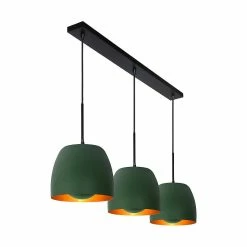 Sortie 🥰 Lampea Suspension design 3 lampes Olan ✔️ -Atmosphera Soldes 3701171271707 4