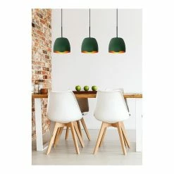 Sortie 🥰 Lampea Suspension design 3 lampes Olan ✔️ -Atmosphera Soldes 3701171271707 5