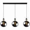 Bon marché ✨ Lampea Suspension sphérique 3 lampes en verre fumé Lius 😉 -Atmosphera Soldes 3701171271929 2