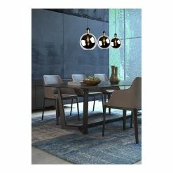 Bon marché ✨ Lampea Suspension sphérique 3 lampes en verre fumé Lius 😉 -Atmosphera Soldes 3701171271929 4