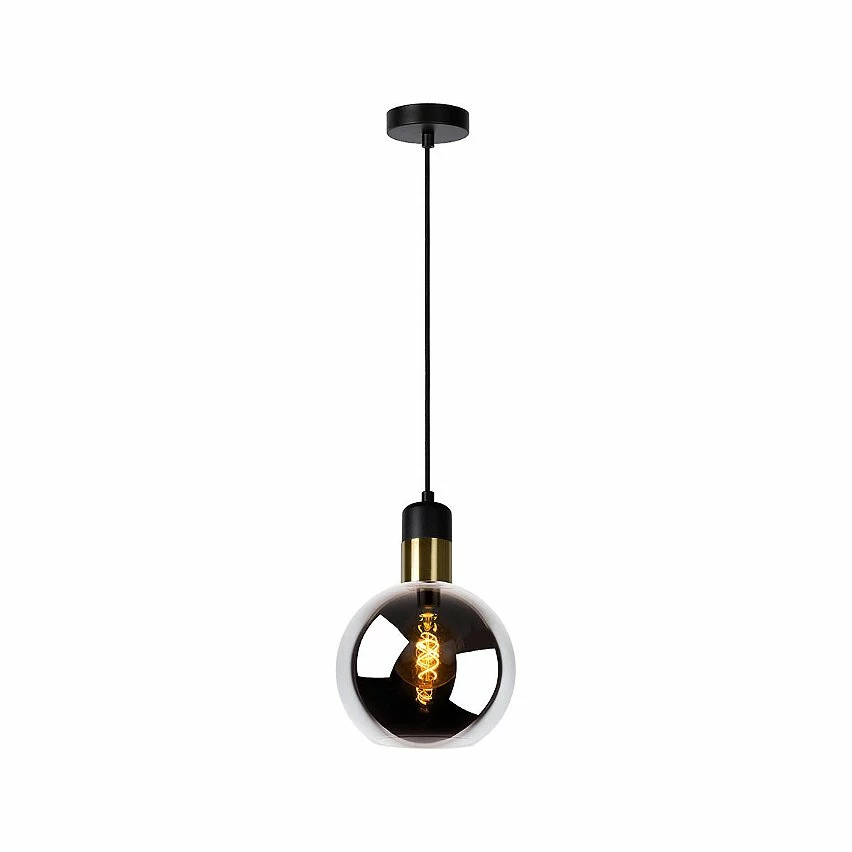 Le moins cher 🌟 Lampea Suspension en verre fumé Ø 20 cm Lius 🌟 4 Le moins cher 🌟 Lampea Suspension en verre fumé Ø 20 cm Lius 🌟 – Image 2
