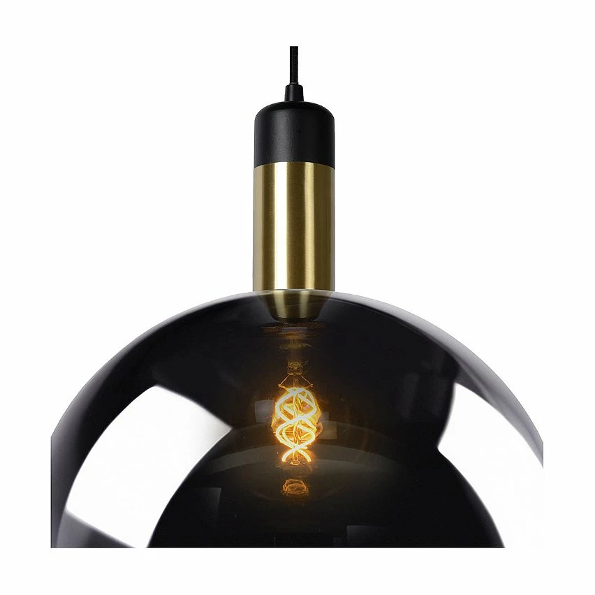 Le moins cher 🌟 Lampea Suspension en verre fumé Ø 20 cm Lius 🌟 7 Le moins cher 🌟 Lampea Suspension en verre fumé Ø 20 cm Lius 🌟 – Image 5