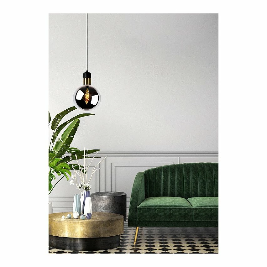 Le moins cher 🌟 Lampea Suspension en verre fumé Ø 20 cm Lius 🌟 8 Le moins cher 🌟 Lampea Suspension en verre fumé Ø 20 cm Lius 🌟 – Image 6