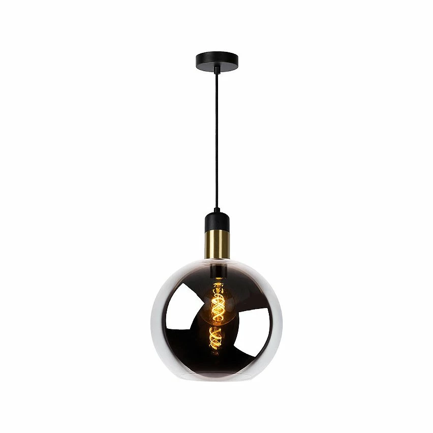 Meilleure vente 🌟 Lampea Suspension en verre fumé Ø 28 cm Lius 😍 4 Meilleure vente 🌟 Lampea Suspension en verre fumé Ø 28 cm Lius 😍 – Image 2