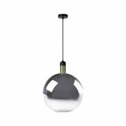 Meilleure vente 😉 Lampea Suspension en verre fumé Ø 40 cm Lius 👍
