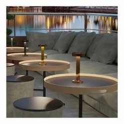 Vente flash 🧨 Deladeco Lampe de table design extérieur et intérieur Tanaïs 🎁 -Atmosphera Soldes 3701171295574 3