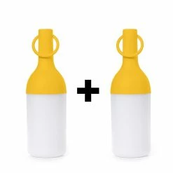 Top 10 ⌛ Deladeco Set de 2 lampes extérieure design batterie incluse Bottle 💯 -Atmosphera Soldes 3701171296021 1