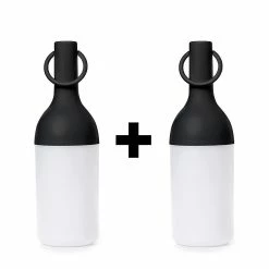 Top 10 ⌛ Deladeco Set de 2 lampes extérieure design batterie incluse Bottle 💯 -Atmosphera Soldes 3701171296069 1