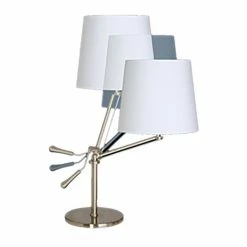 Coupon ⭐ Deladeco Lampe à poser moderne inclinable 67 cm Stardust 😉