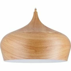 Meilleure vente ✔️ Vivabita Suspension design en bois pour salon 130 cm Litchi 🎁