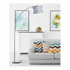 Budget ❤️ Lampea Lampadaire design pour salon 178 cm Lunaire ✔️ 19 Budget ❤️ Lampea Lampadaire design pour salon 178 cm Lunaire ✔️ -Atmosphera Soldes 3701587500637 3