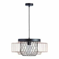 Offres ⭐ Lampea Suspension industrielle pour salon 127 cm Muguet 😍 -Atmosphera Soldes 3701587500743 3