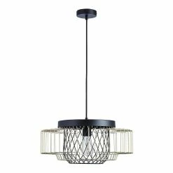 Offres ⭐ Lampea Suspension industrielle pour salon 127 cm Muguet 😍 -Atmosphera Soldes 3701587500750 1