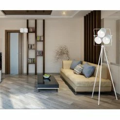 Acheter ⭐ Lampea Lampadaire industriel métal pour salon 152 cm Sparte ⌛ -Atmosphera Soldes 3701587501085 2