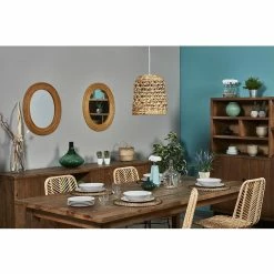 Grosses soldes 👍 Vivabita Suspension design bambou pour salon 155 cm Héliodore 🥰 -Atmosphera Soldes 3701587501887 5