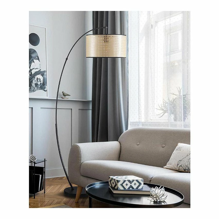 Tout neuf ❤️ Vivabita Lampadaire design cannage pour salon 170 cm Thulite ✔️ 4 Tout neuf ❤️ Vivabita Lampadaire design cannage pour salon 170 cm Thulite ✔️ – Image 2