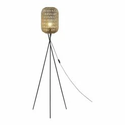 Bon marché ✔️ Vivabita Lampadaire design aspect rotin pour salon 150 cm Topaze ⌛ -Atmosphera Soldes 3701587501993 3