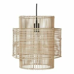 Sortie 🛒 Vivabita Suspension design en rotin naturel pour salon 35 cm Grenat 😀 -Atmosphera Soldes 3701587502051 3