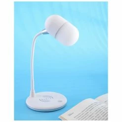 Nouveau 🎁 Inovalley Lampe de bureau LED 3 en 1 enceinte sans fil et station de charge MIKRO 🔥 -Atmosphera Soldes 3760024825962 5