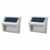 Meilleure vente ✔️ Lumisky Lot de 2 projecteurs solaires 2x WALLY W8 Blanc Acier H10cm 🛒 -Atmosphera Soldes 3760119732816 1