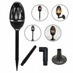 De gros 🛒 Magneticland Lampe-torche LED de jardin avec effet flamme BOMBALIGHT 🔥 -Atmosphera Soldes 3760161135757 4