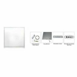 Budget ⭐ Miidex Dalle LED 38W 600x600mm Dimmable Dali Push - Blanc du Jour 6000K ❤️ 9 Budget ⭐ Miidex Dalle LED 38W 600x600mm Dimmable Dali Push - Blanc du Jour 6000K ❤️ -Atmosphera Soldes 3760173774548 4