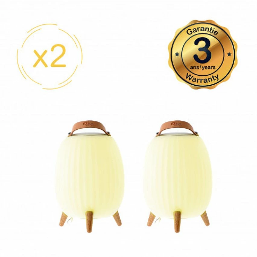 Bon marché ❤️ Lanterne nomade musicale ezilight® ambiant M - pack de 2 lampes 😍 4 Bon marché ❤️ Lanterne nomade musicale ezilight® ambiant M - pack de 2 lampes 😍 – Image 2