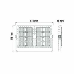 Acheter ✨ Optonica Projecteur LED Sportif Haute Puissance 480W 90x120° 48000lm - Blanc du Jour 5700K 🥰 8 Acheter ✨ Optonica Projecteur LED Sportif Haute Puissance 480W 90x120° 48000lm - Blanc du Jour 5700K 🥰 -Atmosphera Soldes 3800156691780 3