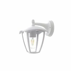 Meilleure vente 🧨 Optonica Applique E27 Aluminium Blanche étanche IP44 Eclairage Bas 🎉