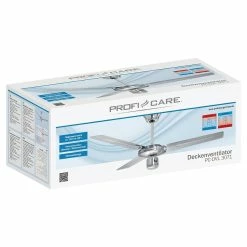 De gros 😉 Ventilateur de Plafond, Silencieux, 3 Vitesses, Fonction Été-Hiver, Acier Inox. 60 Argent ProficareDVL 3071 👏 -Atmosphera Soldes 4006160307108 5