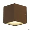 Meilleure vente 💯 Applique extérieure SLV SITRA CUB, rouille, GX53/TCR-TSE, 2x 9W max, IP44 ✨
