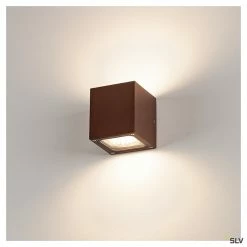 Meilleure vente 💯 Applique extérieure SLV SITRA CUB, rouille, GX53/TCR-TSE, 2x 9W max, IP44 ✨ -Atmosphera Soldes 4024163112543 6