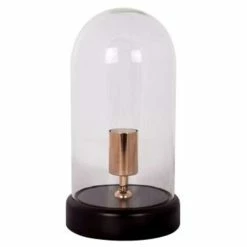 Le moins cher 👏 Paris prix Lampe à Poser en Verre "Ceti" 31cm Transparent 🔔