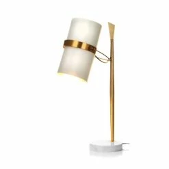 De gros 👍 Paris prix Lampe à Poser Design "Novum" 69cm Blanc & Or 🌟 9 De gros 👍 Paris prix Lampe à Poser Design "Novum" 69cm Blanc & Or 🌟 -Atmosphera Soldes 4056216916198 4