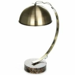 Promo ⭐ Paris prix Lampe à Poser en Marbre "Plutos" 57cm Or 🎉