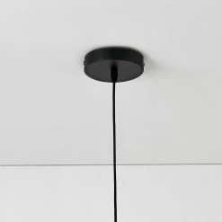 Le moins cher 😍 Lampe à Suspendre Moderne Suspension Design Douille E27 60W en Métal et Textile Diamètre 30 cm Blanc Argenté [lux.pro] 🧨 -Atmosphera Soldes 4059438150579 4