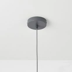 Meilleure affaire 🤩 Lampe à Suspendre Moderne Suspension Design Douille E27 60W en Métal et Textile Diamètre 40 cm Gris Doré [lux.pro] ✨ -Atmosphera Soldes 4059438150616 5