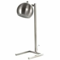 Offres 👍 Paris prix Lampe à Poser Déco "Bruna" 50cm Argent 🌟