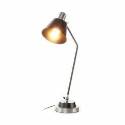 Bon marché 😀 Paris prix Lampe à Poser Déco "Triumph" 60cm Argent ✨ -Atmosphera Soldes 4063074219897 4
