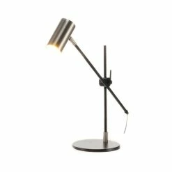 Top 10 💯 Paris prix Lampe à Poser Design "Target" 64cm Argent 🔔 -Atmosphera Soldes 4063074219910 4