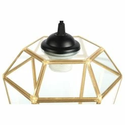 Meilleure vente 🧨 Paris prix Lampe Suspension Déco "Terias" 26cm Transparent 👍 -Atmosphera Soldes 4063074220558 3