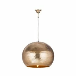 Bon marchĂ© đ Paris prix Lampe Suspension Design "Factory Style" 47cm Or đ