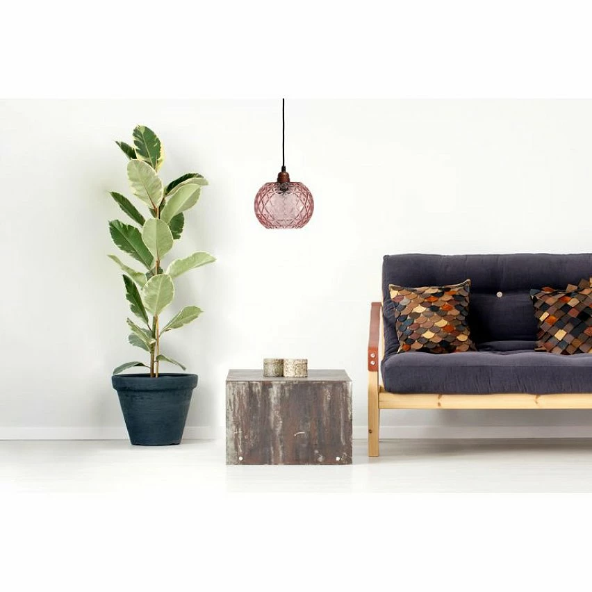 Coupon 🎁 Paris prix Lampe Suspension en Verre "Corvus" 18cm Rose 🤩 4 Coupon 🎁 Paris prix Lampe Suspension en Verre "Corvus" 18cm Rose 🤩 – Image 2