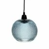 Coupon 🛒 Paris prix Lampe Suspension en Verre "Proxima" 21cm Bleu 🛒 -Atmosphera Soldes 4063074222897 1