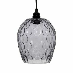 Tout neuf đ Paris prix Lampe Suspension DĂ©co "Corona" 27cm Gris đ„°