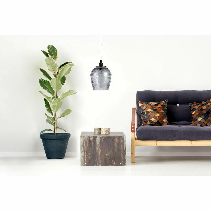 Tout neuf 🧨 Paris prix Lampe Suspension en Verre "Riva" 27cm Gris 🧨 4 Tout neuf 🧨 Paris prix Lampe Suspension en Verre "Riva" 27cm Gris 🧨 – Image 2